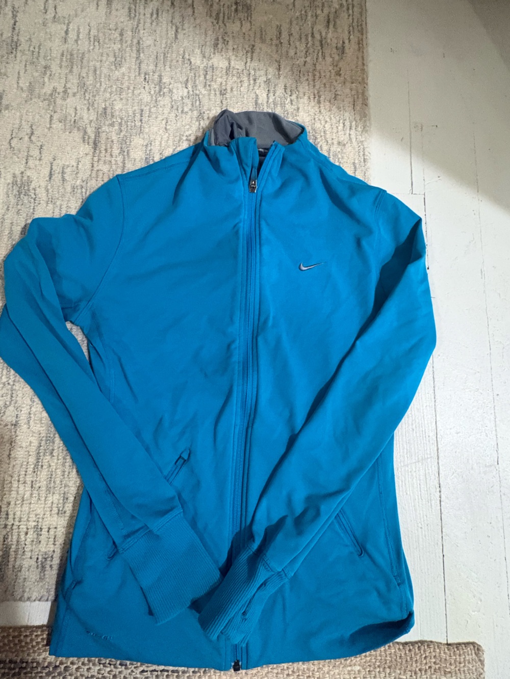 Nike women’s Blue Full-Zip Track Jacket